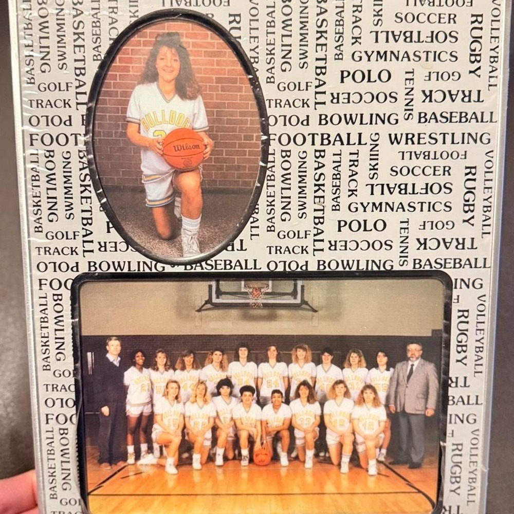 New Sports Photo Frame - New w Plastic Cover Still On